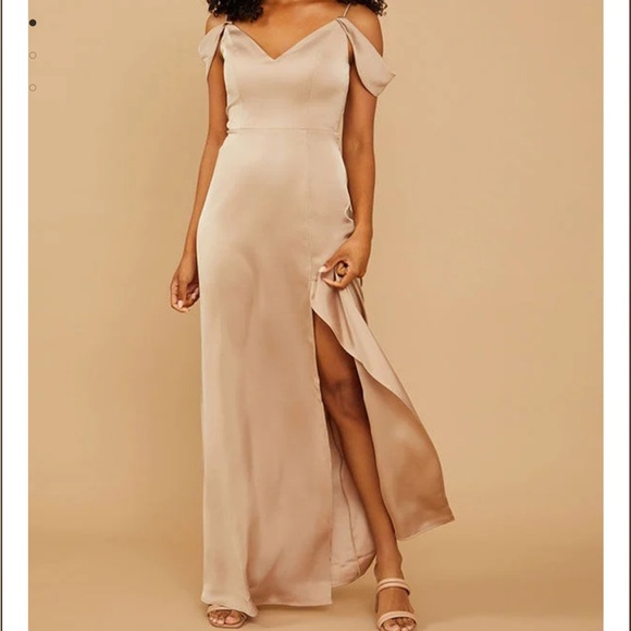 vowd | Dresses | Vowd Silky Satin Ash Bridesmaid Dress | Poshmark